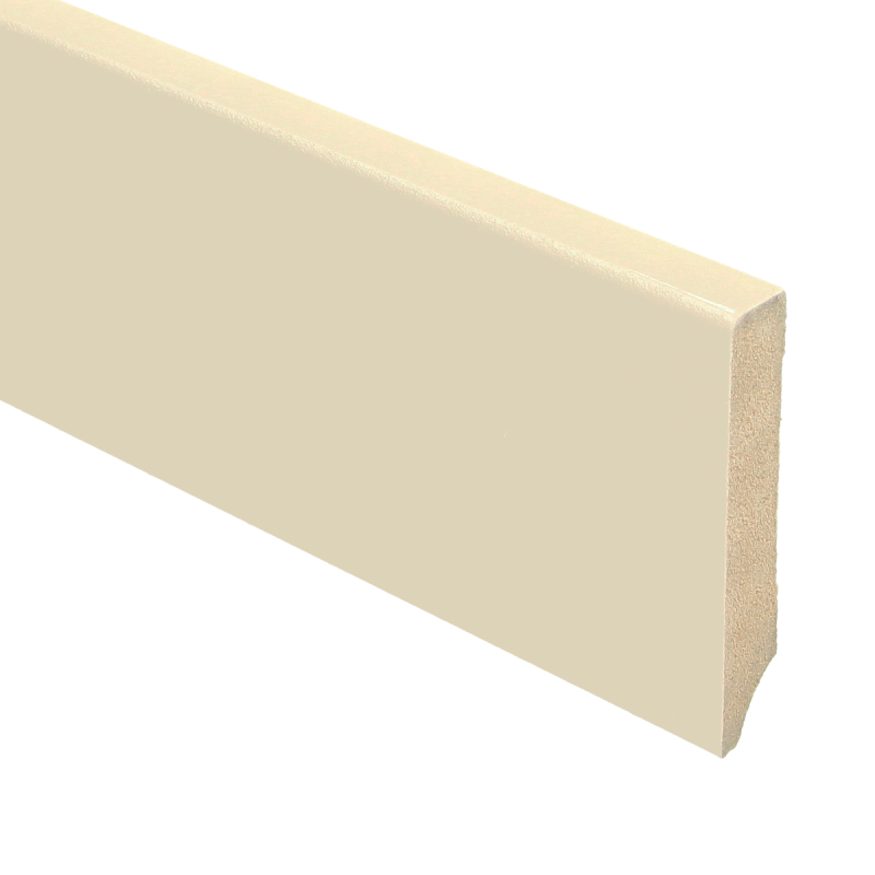 PPC - MDF Moderne plint 70x12 voorgelakt tent - Hoge plint