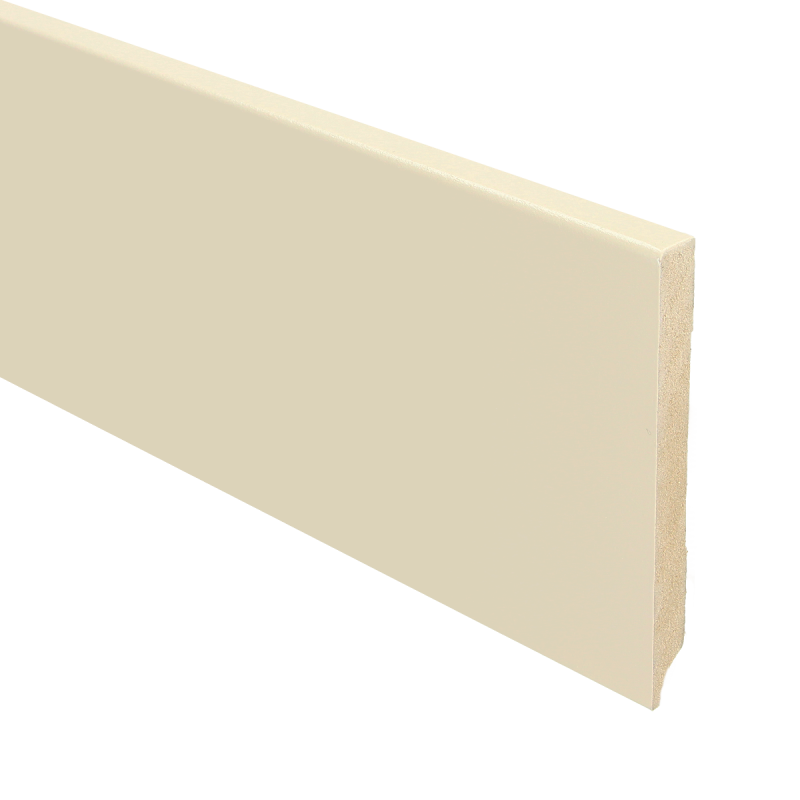 PPC - MDF Moderne plint 120x12 voorgelakt tent - Hoge plint