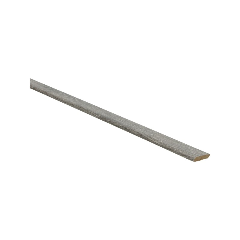 PPC - Afwerklijst met plakstrip eiken salmiak grijs - Plakplint