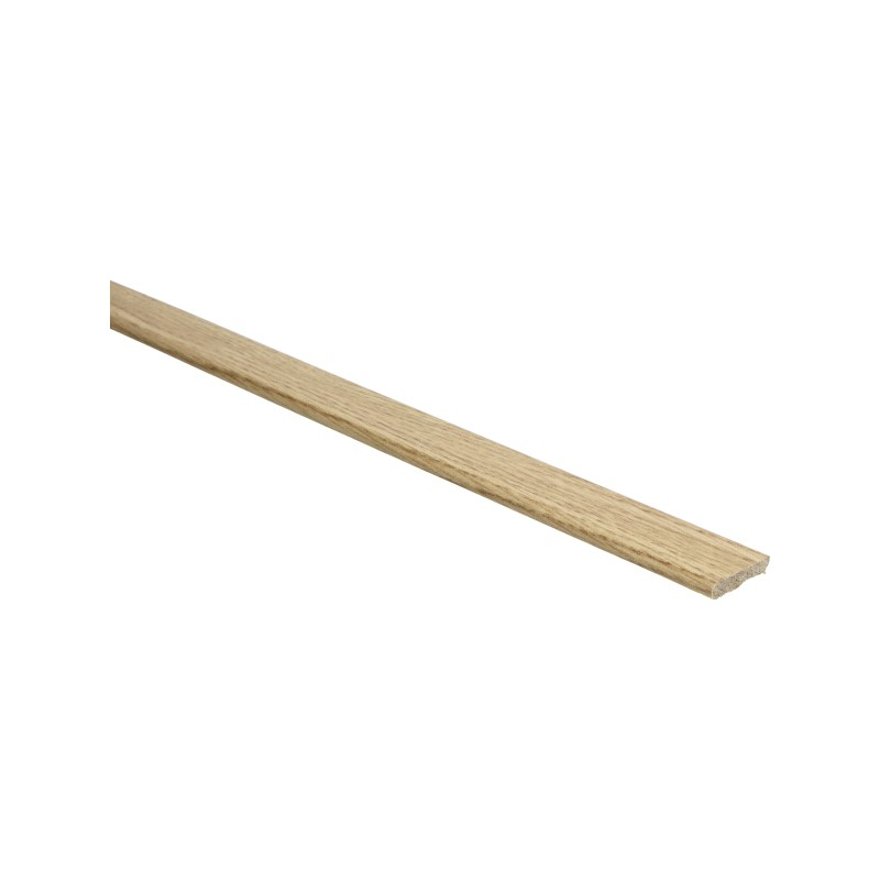 PPC - Afwerklijst met plakstrip eiken geborsteld - Plakplint