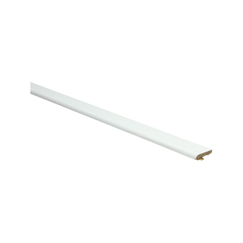 PPC - Afwerklijst met plakstrip eiken wit gelakt - Plakplint