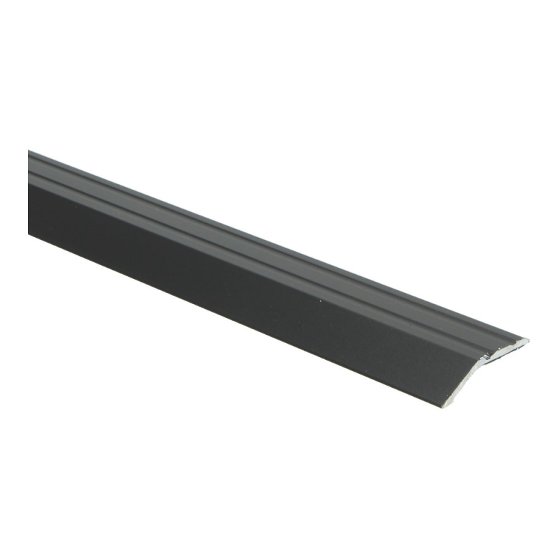 PPC - Overgangsprof. zelfkl. 8 mm alu zwart gepoedercoat - Profiel