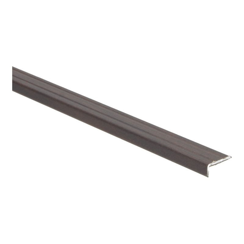 PPC - Hoeklijnprofiel 10 mm palissander zwart vernist - Profiel
