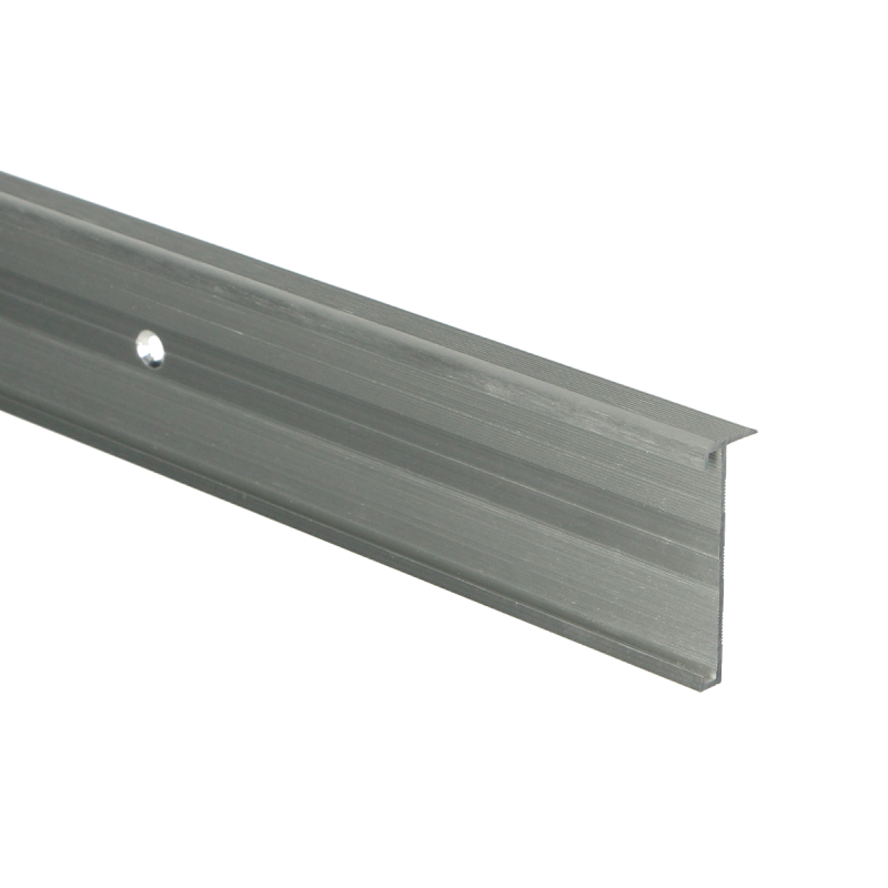 PPC - Trapneusprofiel PVC zilver geb. 14x43mm 1,5m - Traprenovatie profiel