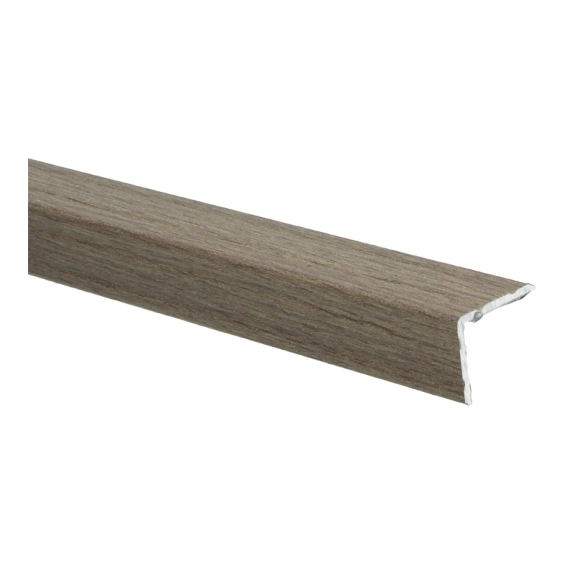 PPC - Duo-hoeklijn zelfkl. 24,5x30mm wit noten - Profiel