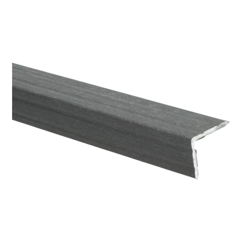 PPC - Duo-hoeklijn zelfkl. 24,5x30mm vulcaan eiken - Profiel
