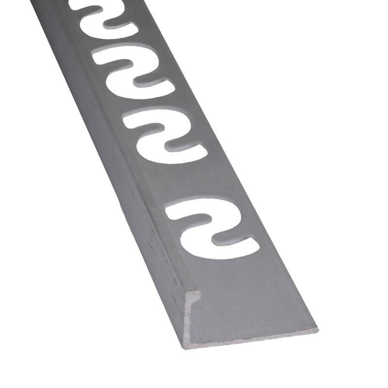 Substrat - SUBSTRAT Recht Tegelprofiel Aluminium Zilver 10mm - Profiel