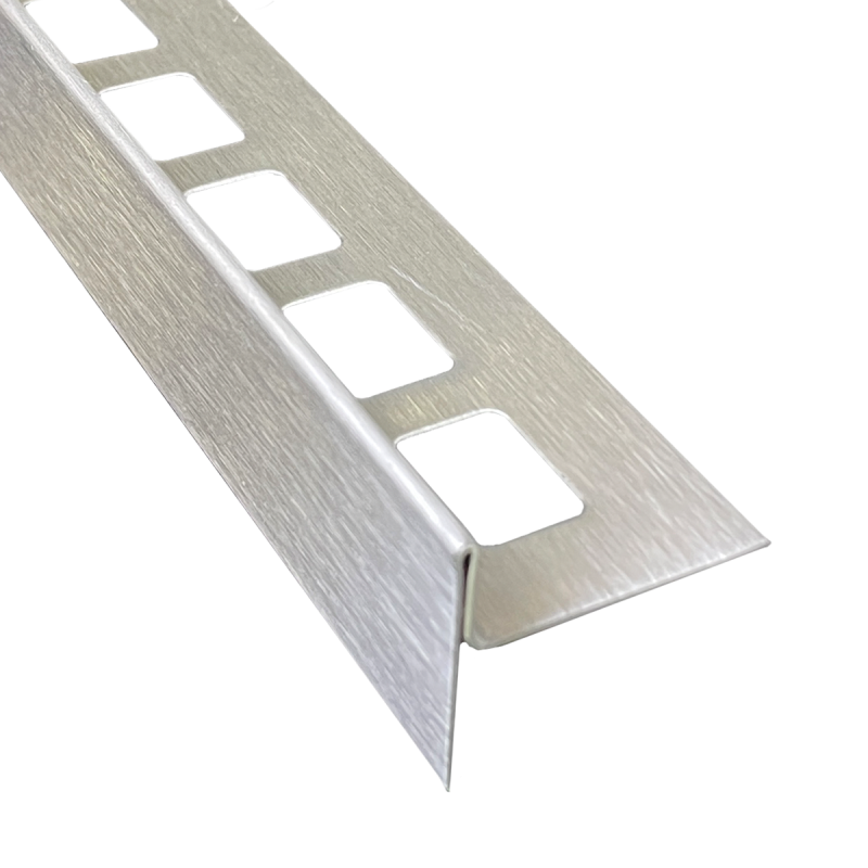 Substrat - SUBSTRAT Afschotprof Douche R RVS geb. 12,5mm x 1M - Profiel