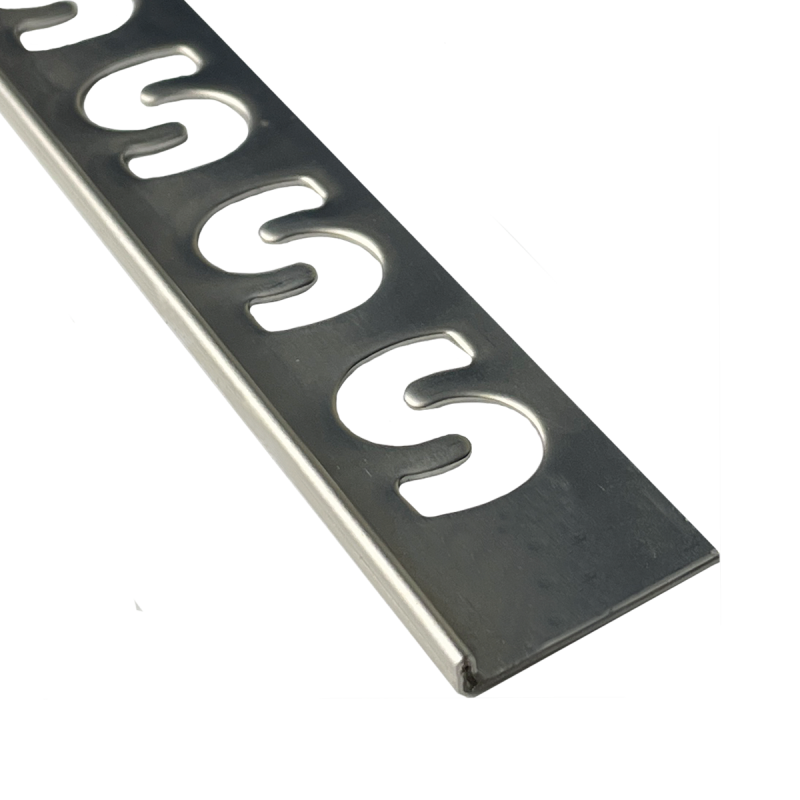 Substrat - SUBSTRAT recht tegelprof RVS glans 4,5mm x 2,5M - Profiel