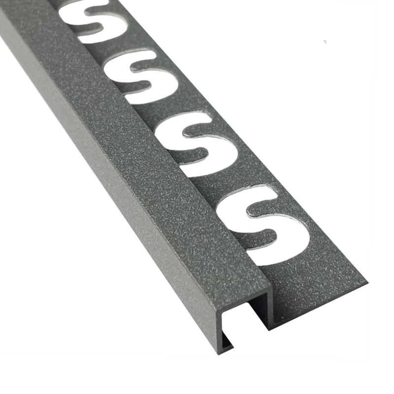 Substrat - SUBSTRAT prof vierkant alu gec grijs 9mm x 2,5M - Profiel