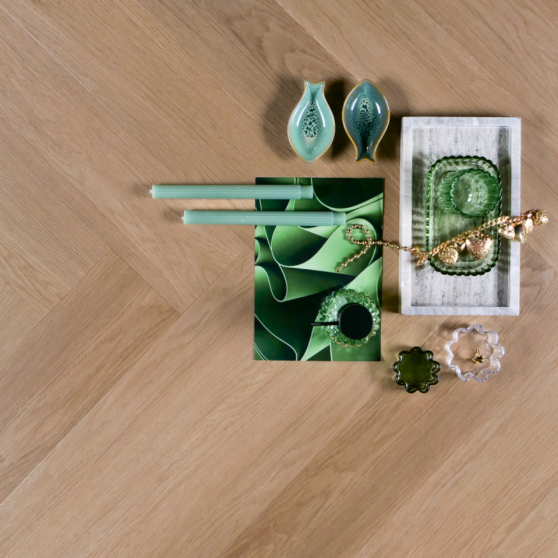 OTIUM at Home - OTIUM Lagune herringbone SPC Rigid - PVC Plak - Afbeelding 2