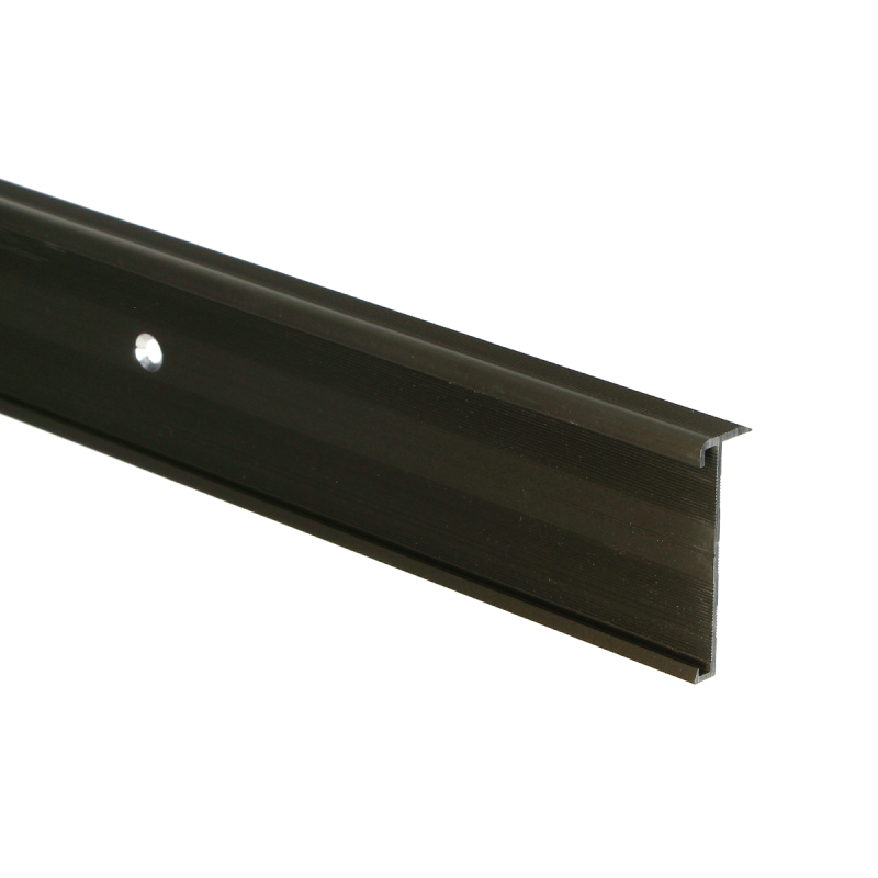 PPC - Trapneusprofiel PVC brons 14x43mm 3m - Traprenovatie profiel
