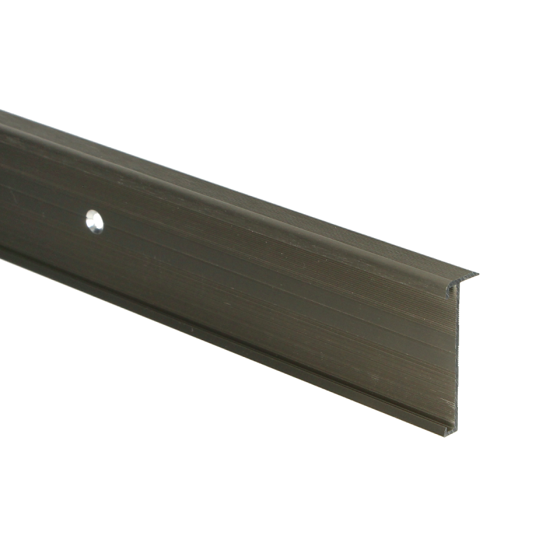 PPC - Trapneusprofiel PVC RVS geb. 14x43mm 1m - Traprenovatie profiel