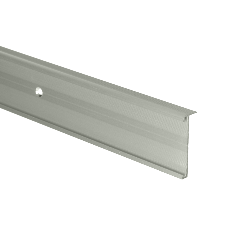 PPC - Trapneusprofiel PVC zilver 14x43mm 3m - Traprenovatie profiel