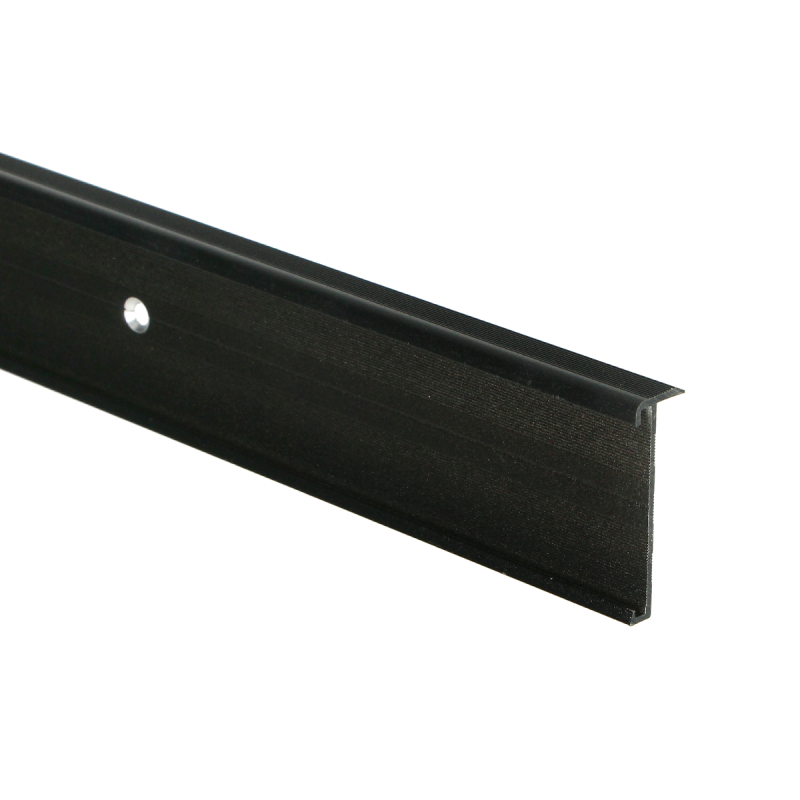 Trapneusprofiel PVC zwart 14x43mm 3m