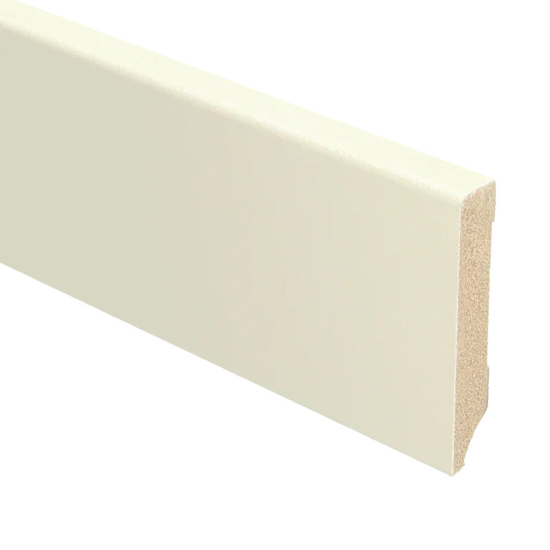 PPC - MDF Moderne plint 70x12 voorgelakt katoen - Hoge plint