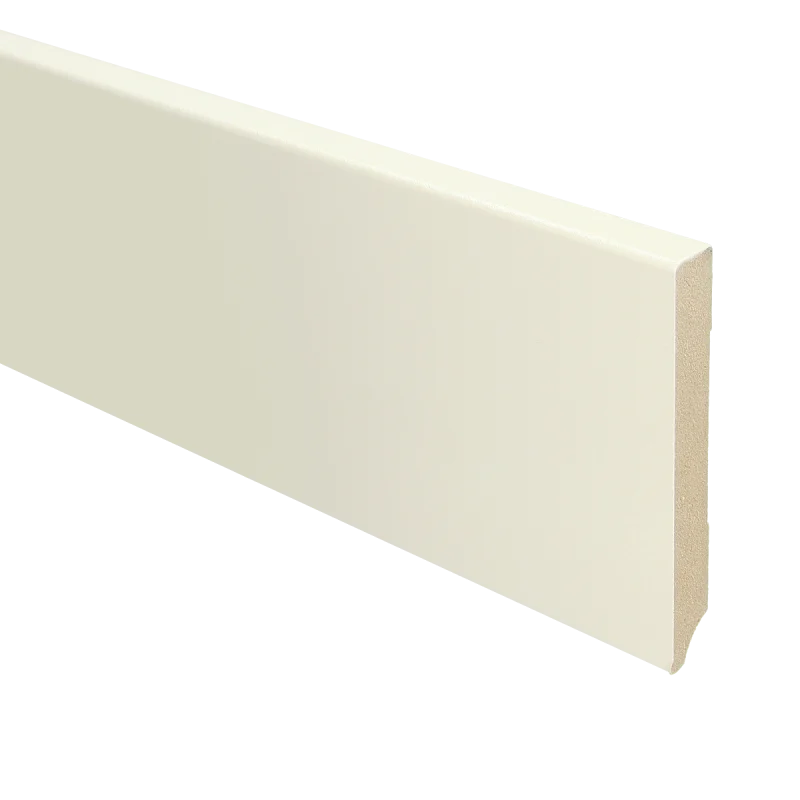 MDF Moderne plint 120x15 voorgelakt katoen