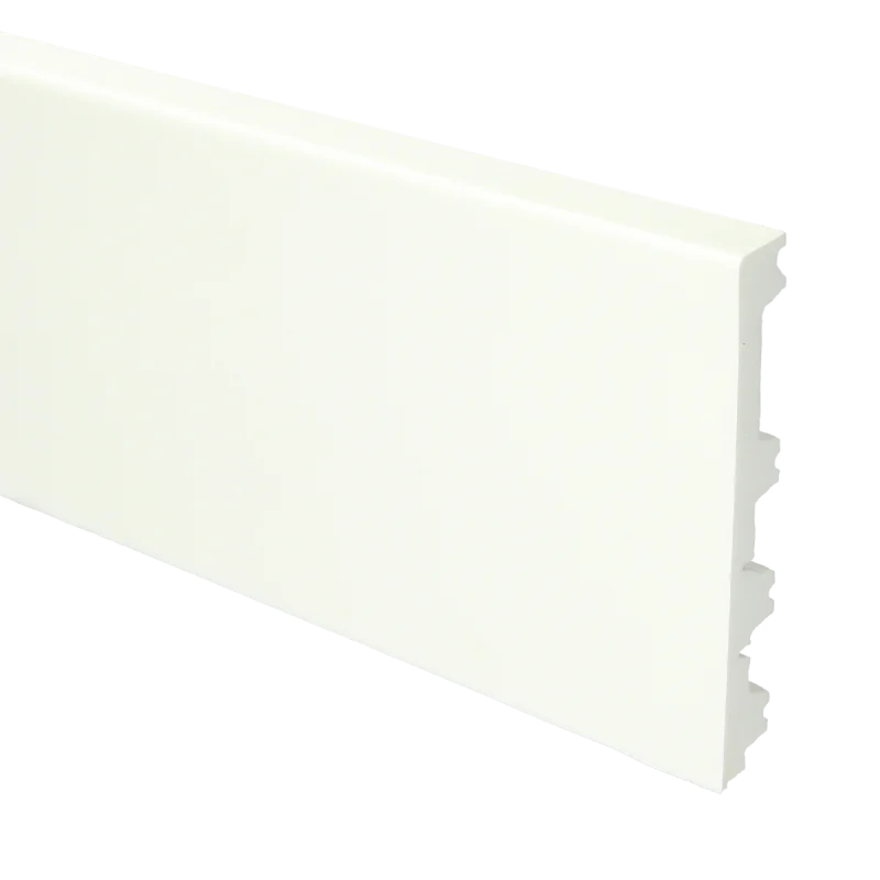 PPC - Flexibele Moderne plint 120/90/70x12 wit - Profiel