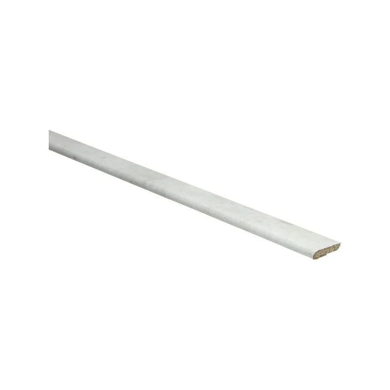 Afwerklijst met plakstrip beton licht