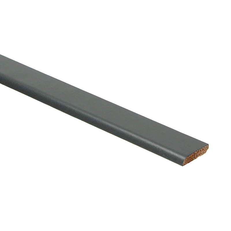 PPC - Afwerklijst met plakstrip antraciet RAL 7016 - Plakplint