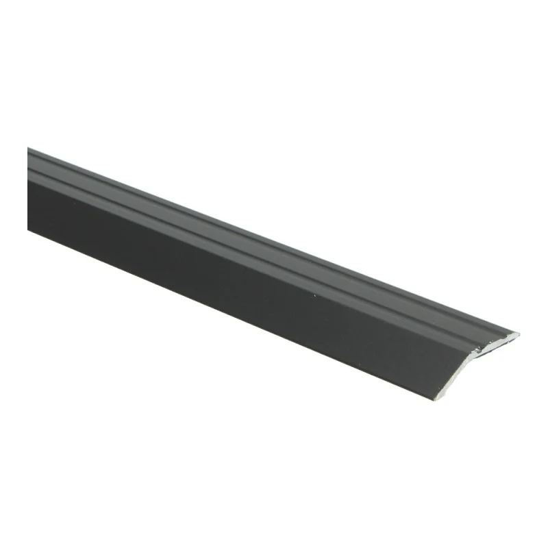 PPC - Overgangsprof. zelfkl. 8 mm alu zwart gepoedercoat - Profiel
