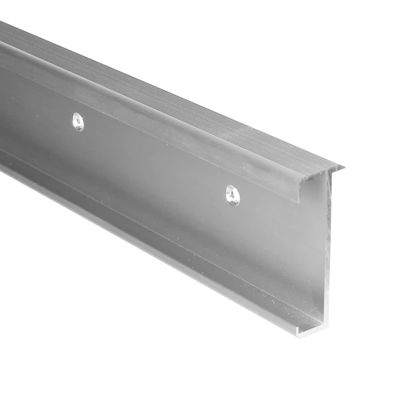 PPC - Trapprofiel 60 mm tbv laminaat 7-9,5 mm zilver geb - Traprenovatie profiel