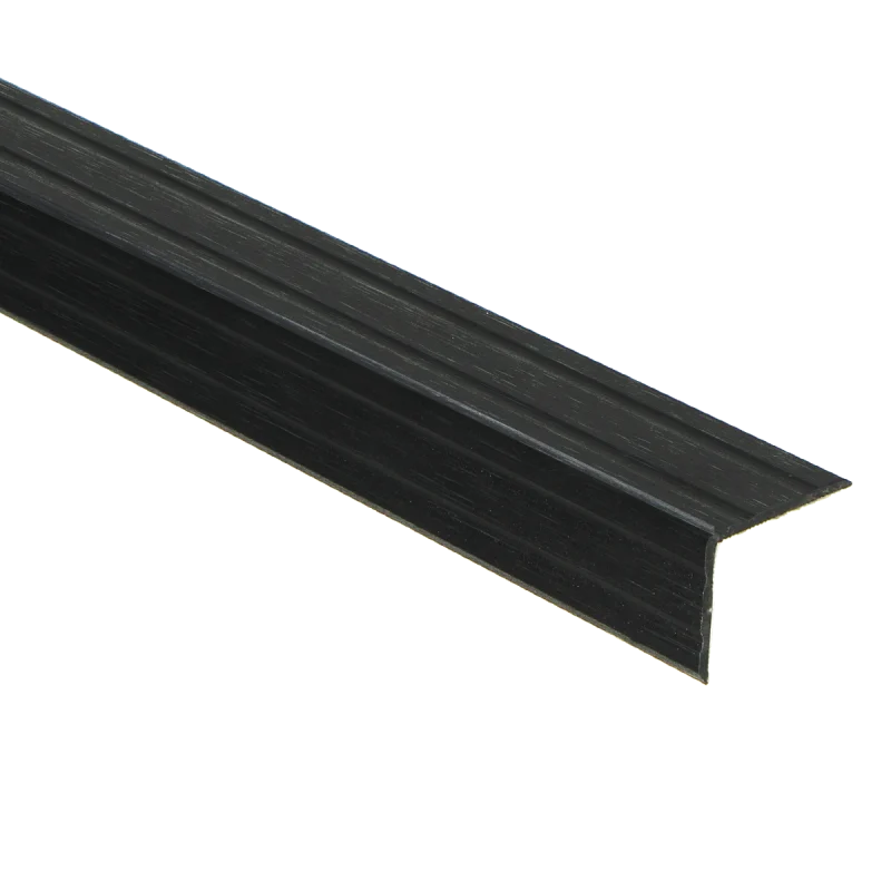 Duo-hoeklijn zelfkl. 24,5x30mm trendy zwart