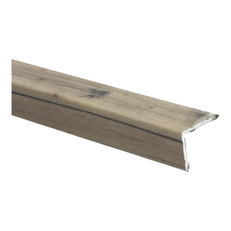 PPC - Duo-hoekl. zelfkl. 24,5x30mm grenen geborst. bruin - Profiel
