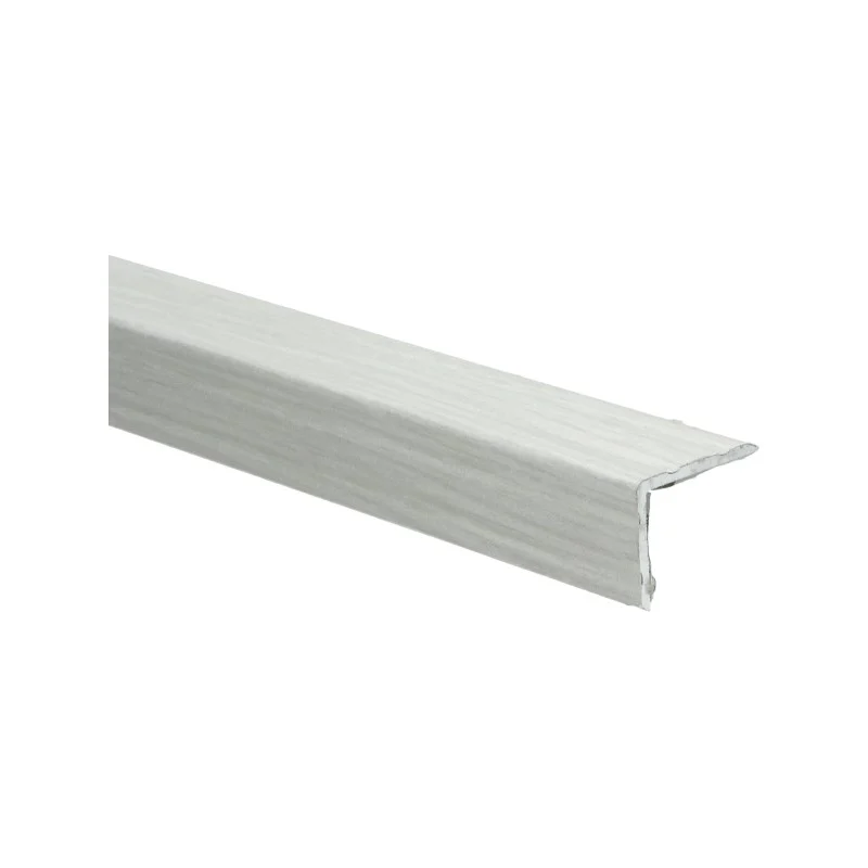 PPC - Duo-hoeklijn zelfkl. 24,5x30 mm eiken katoenwit - Profiel