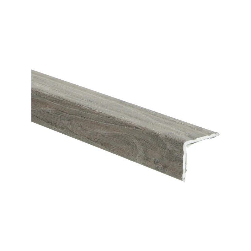 PPC - Duo-hoeklijn zelfkl 24,5x30mm oud eiken bruingrijs - Profiel