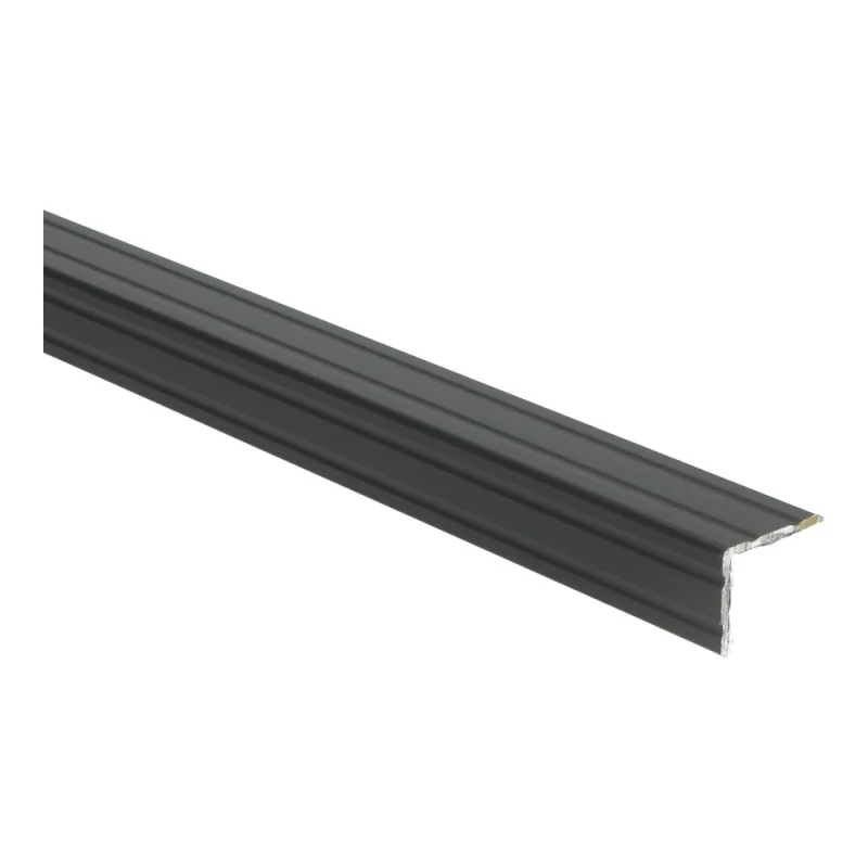 Vloer-Profielen - Duo-hoeklijn zelfkl. 24,5 x 30 mm zwart - Profiel