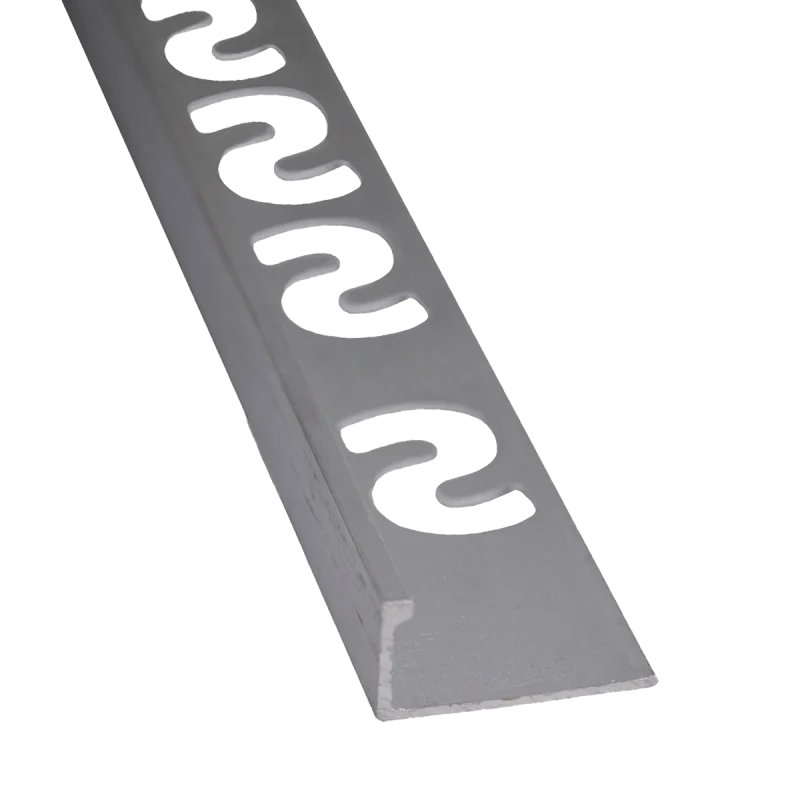 SUBSTRAT Recht Tegelprofiel Aluminium Zilver 12,5mm