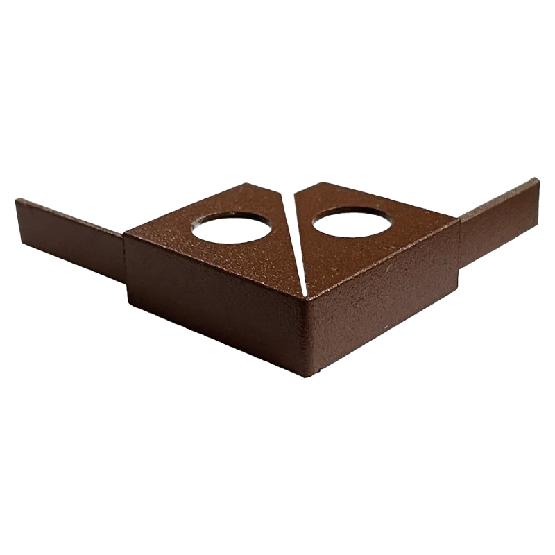 Substrat - SUBSTRAT Hoekstuk Tegelprofiel Aluminium Koper 11mm - Profiel