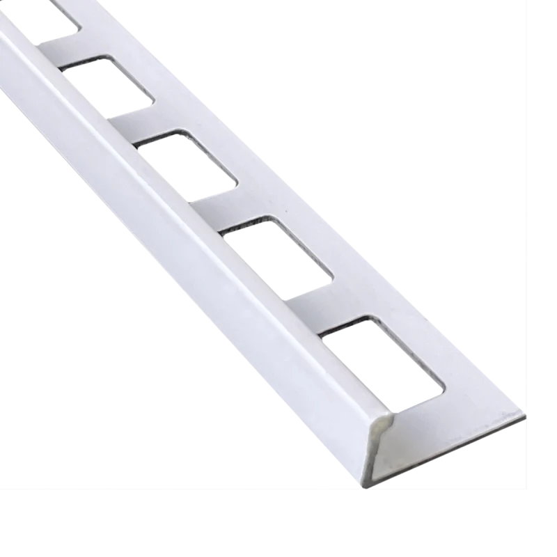 Substrat - SUBSTRAT recht tegelprof alu wit gec 10mm x 300cm - Profiel
