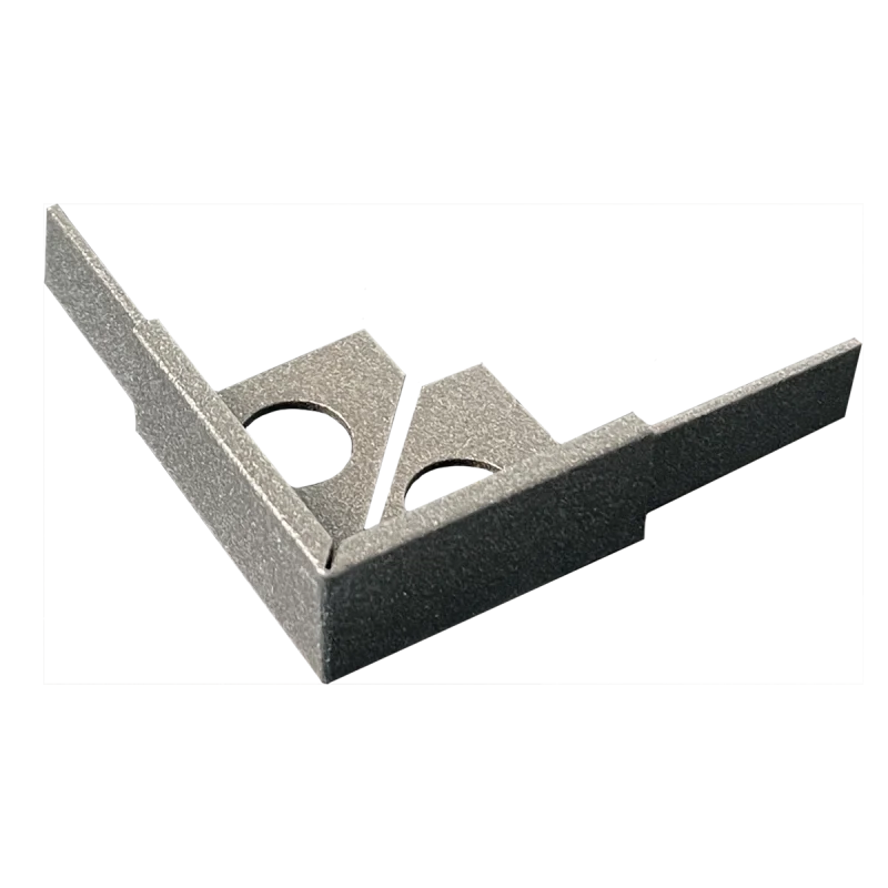 Substrat - Substrat hoekstuk recht tegelprof alu antr. 9mm - Profiel