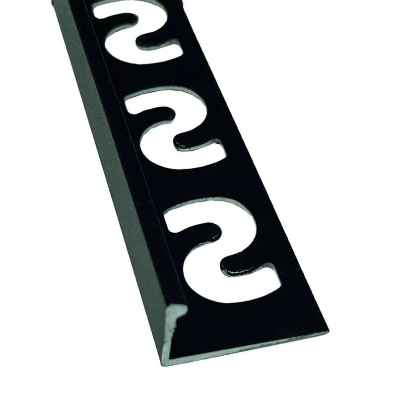 Substrat - SUBSTRAT recht tegelprof alu gec zw 11mm x 2,5M - Profiel