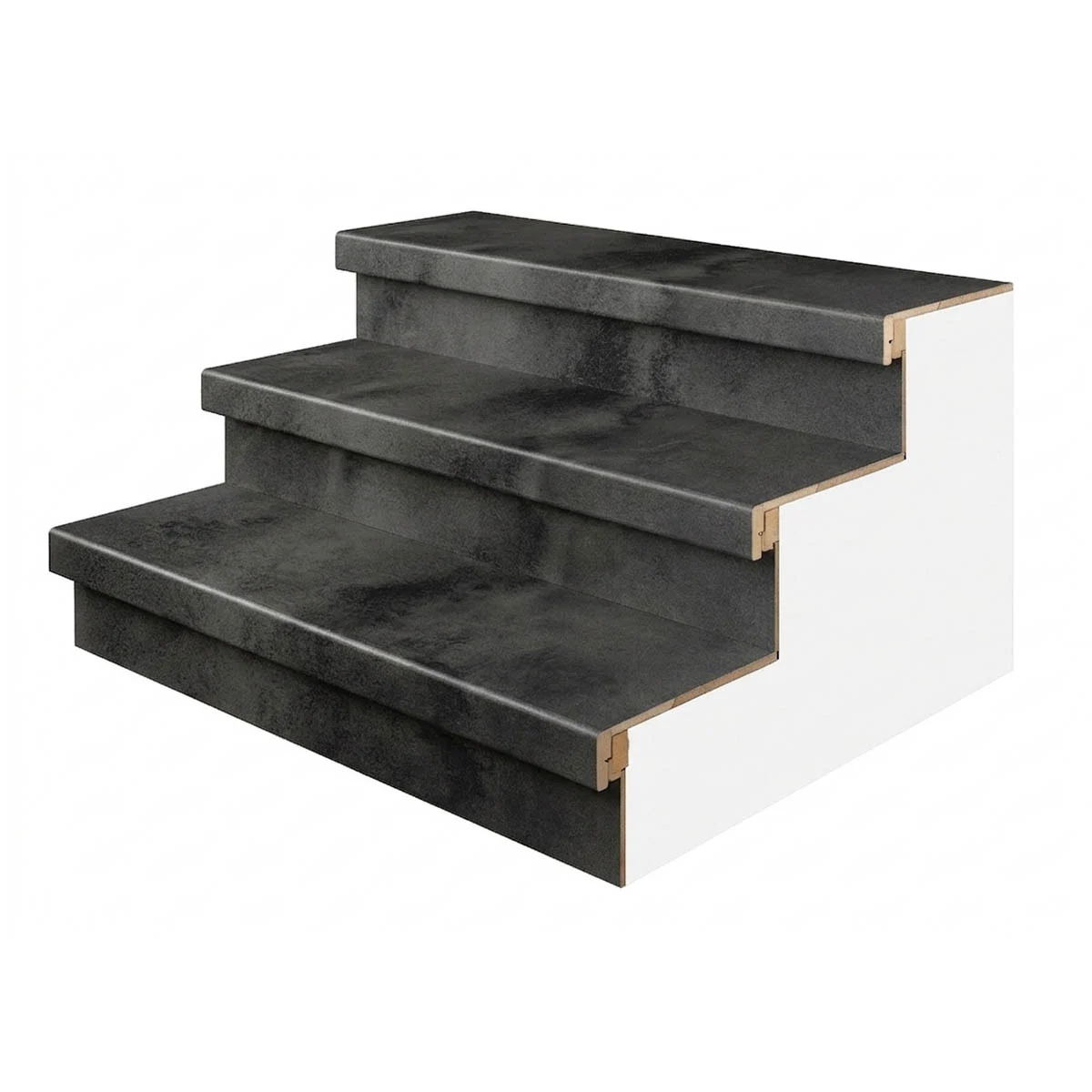 PP laminaat 138x19cm beton antraciet geborsteld - Afbeelding 3