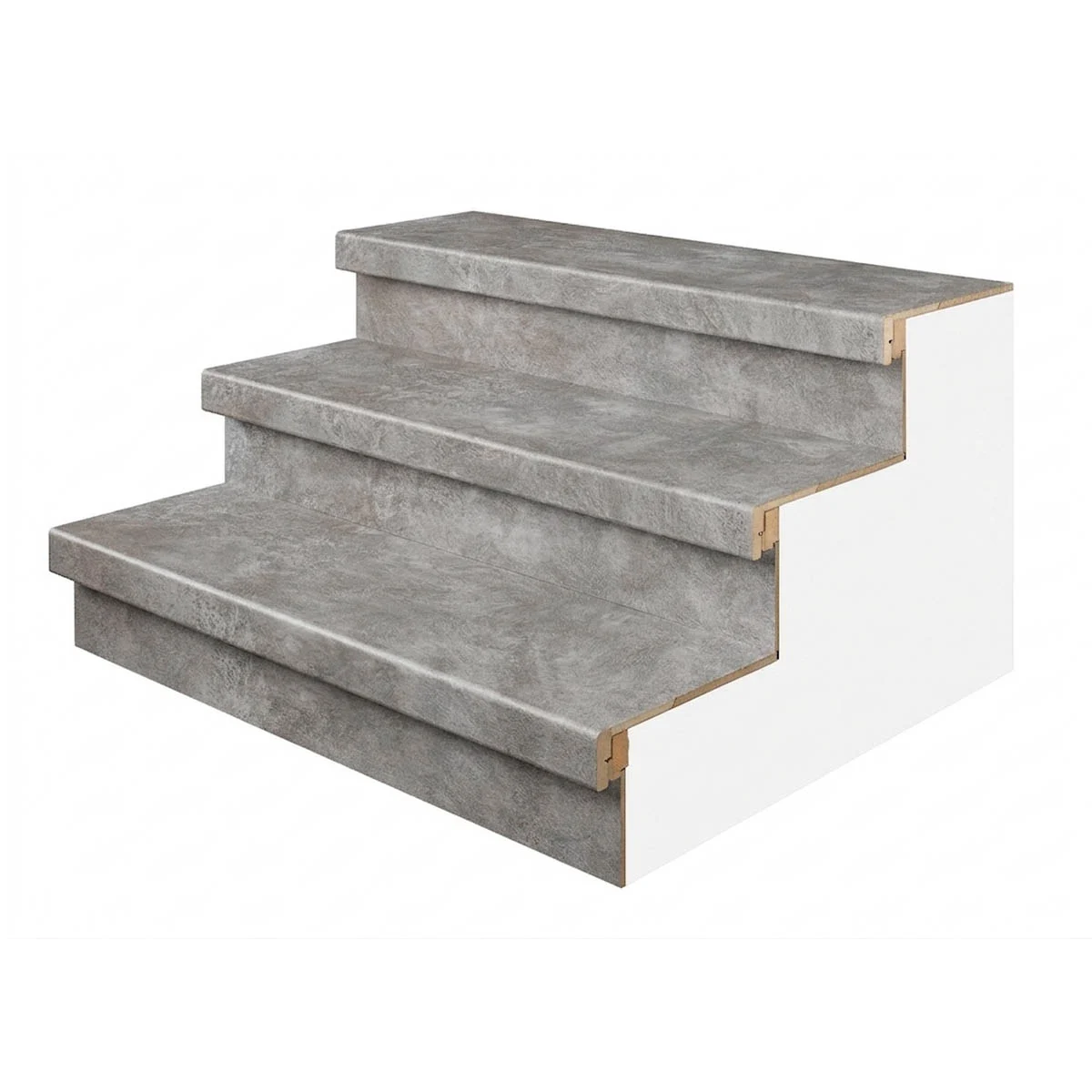 PP laminaat 138x19cm beton grijs gepolijst - Afbeelding 3