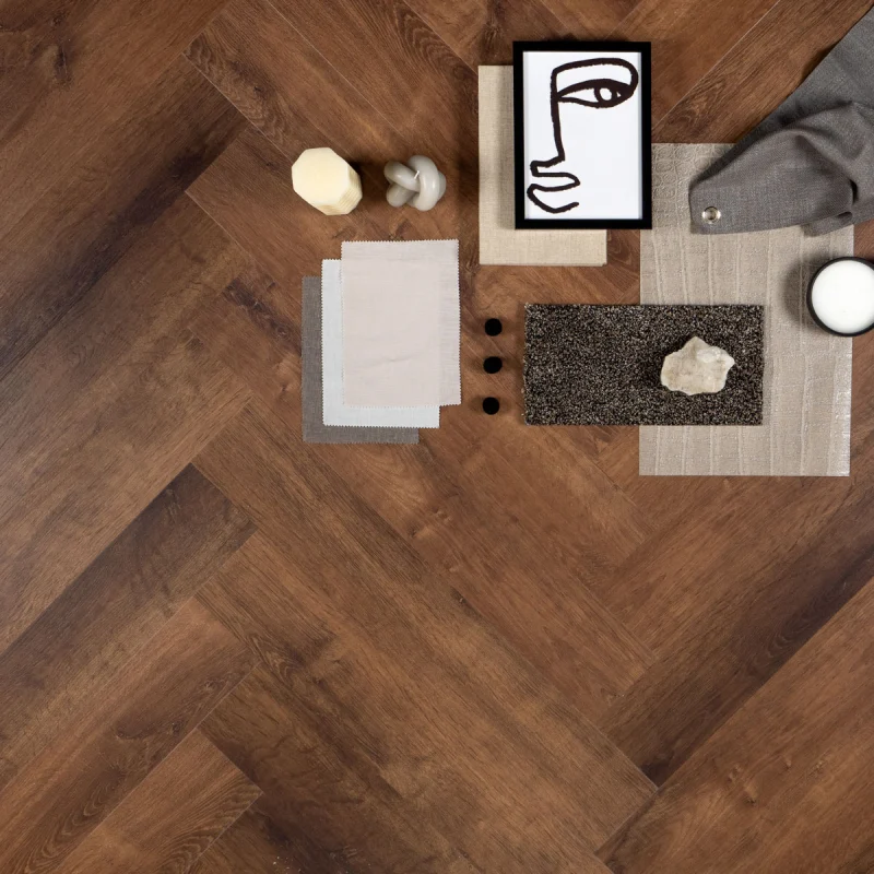OTIUM at Home - OTIUM Dawn Herringbone Dryback - PVC Plak - Afbeelding 2