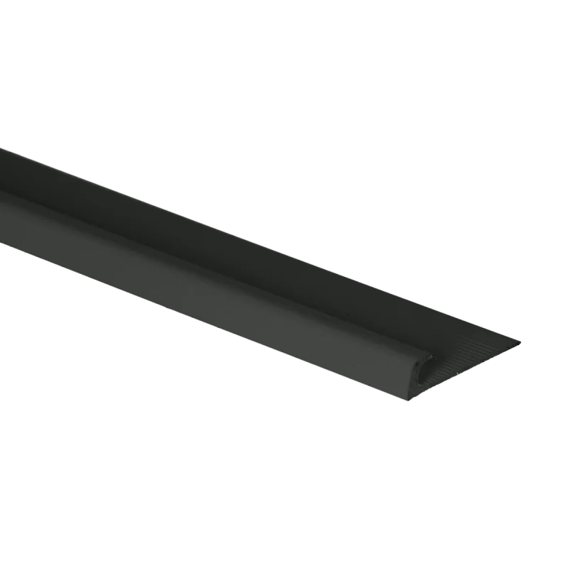Kunststof eindprofiel tbv tapijt EL8 zwart 0110