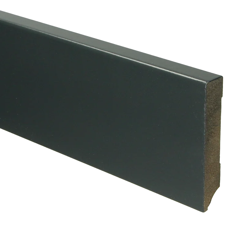 PPC - MDF Moderne plint 90x15 voorgelakt RAL 7016 - Hoge plint