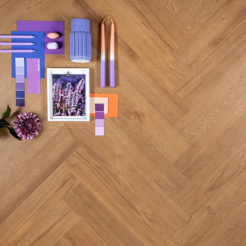 OTIUM at Home - OTIUM Jade Herringbone SPC Rigid 72x12 - PVC Klik - Afbeelding 2