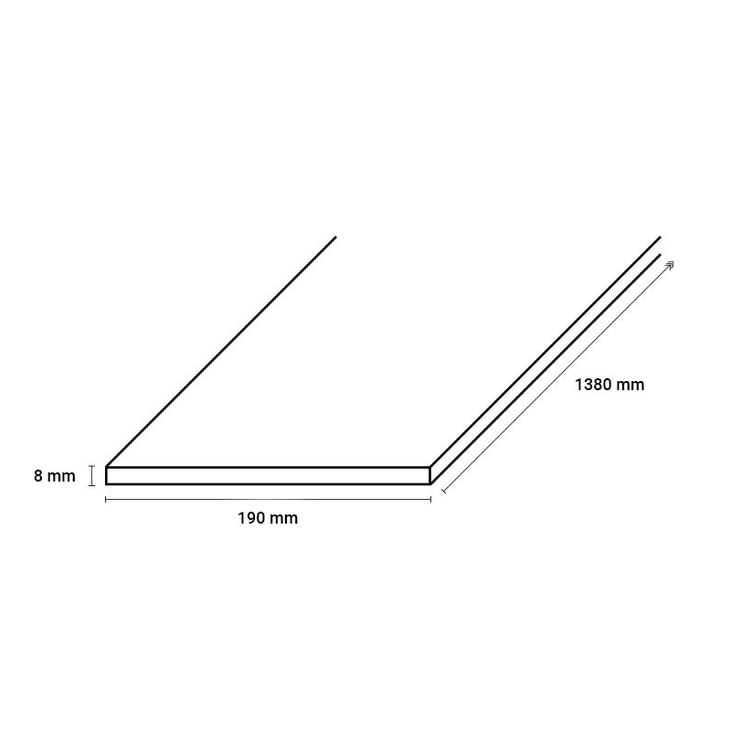 PP laminaat 138x19cm landhuis eiken PRO - Afbeelding 2