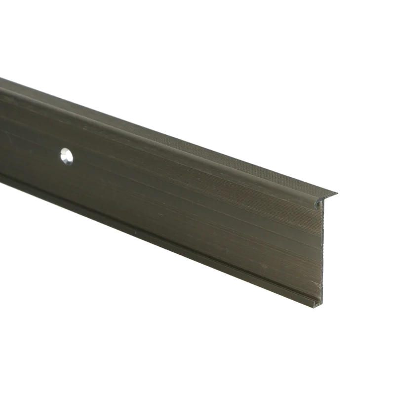 PPC - Trapneusprofiel PVC RVS geb. 14x43mm 3m - Traprenovatie profiel