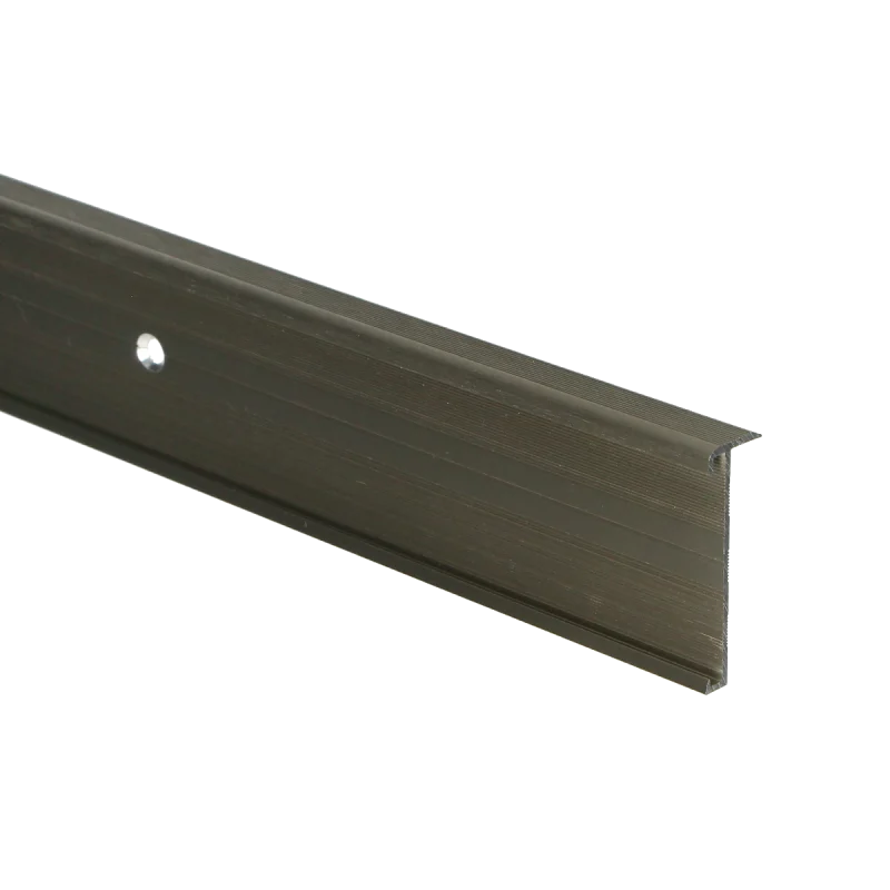 PPC - Trapneusprofiel PVC RVS 14x43mm 1m - Traprenovatie profiel